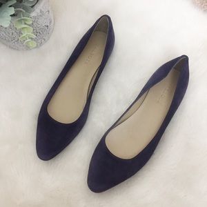 [Talbots] Women's Plum Purple Genuine Suede Leather Flats